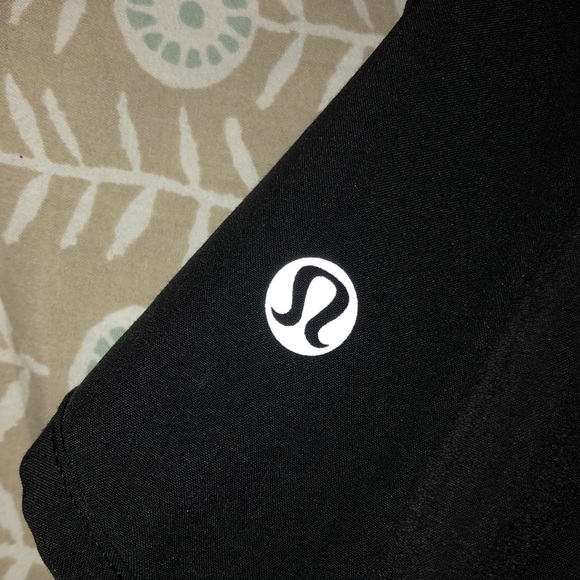 Two pairs of black Lulu Lemon shorts, size medium. - Picture 5 of 9